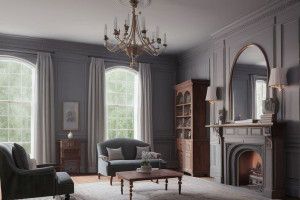 (colonial) interior style
